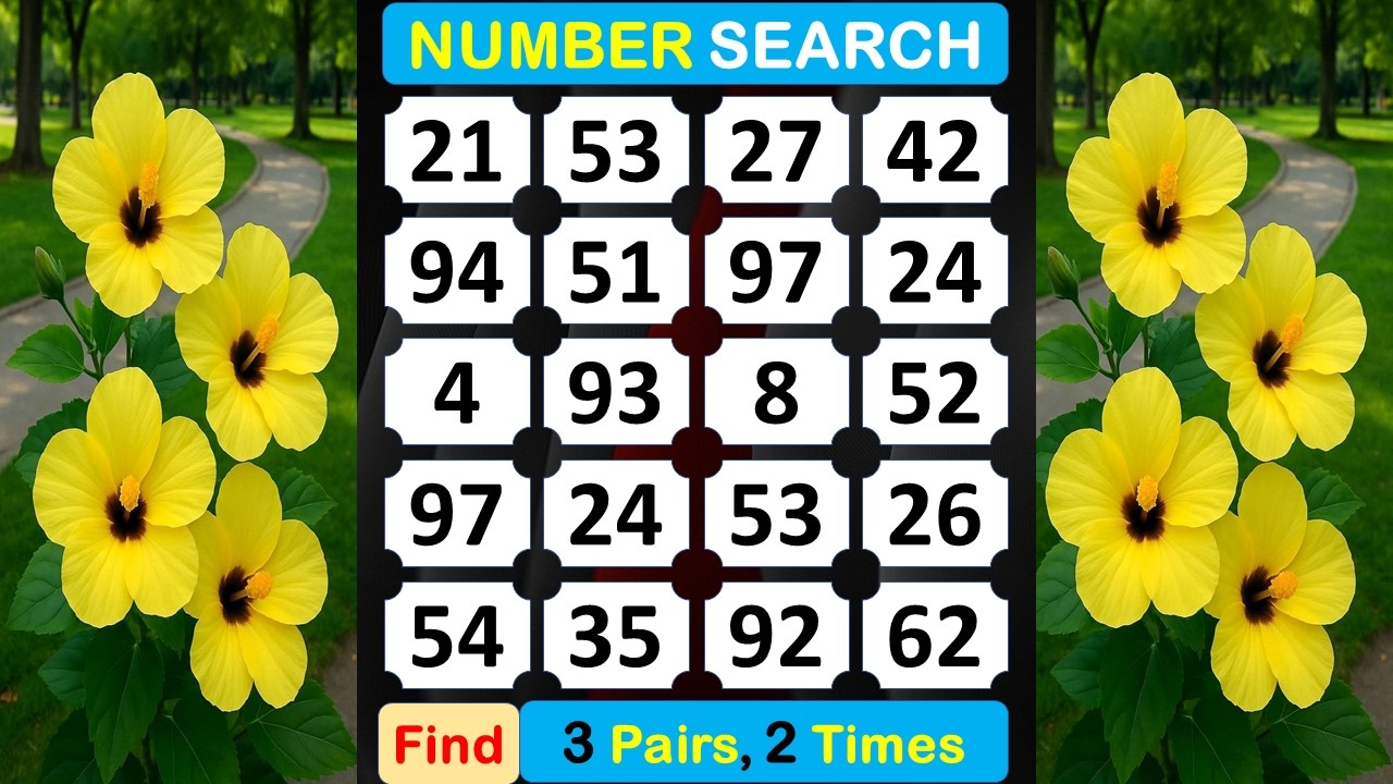 Number Search: Sharpen Your Mind with Number Quest. #braingame #memory #puzzle #quiz #games -#424