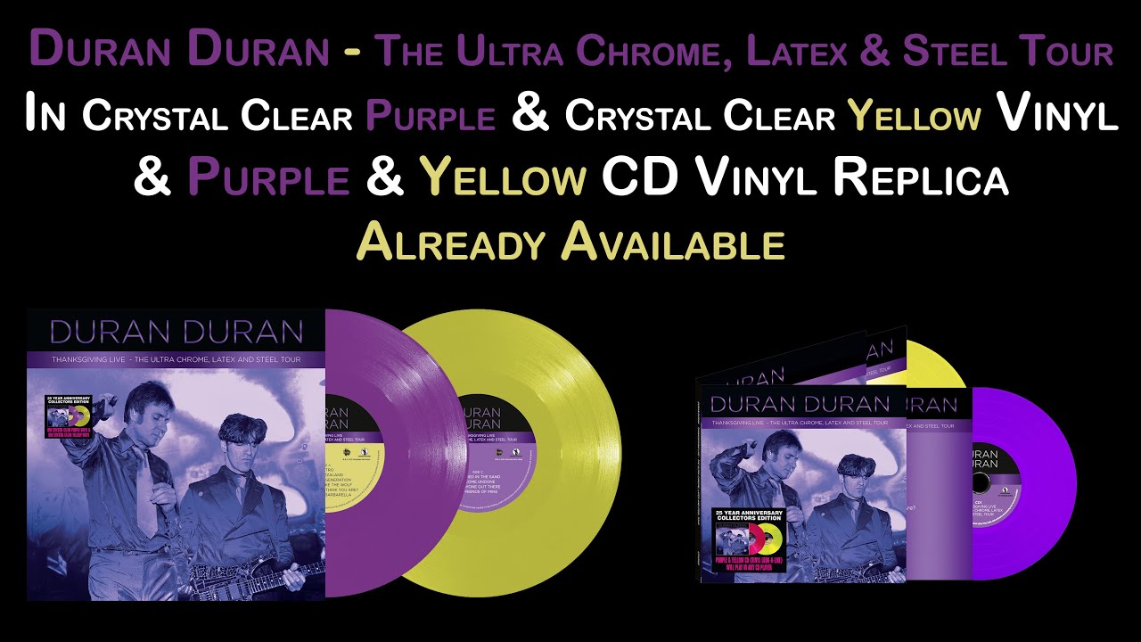 Duran Duran - The Ultra Chrome, Latex & Steel Tour - VINYL & CD (International)