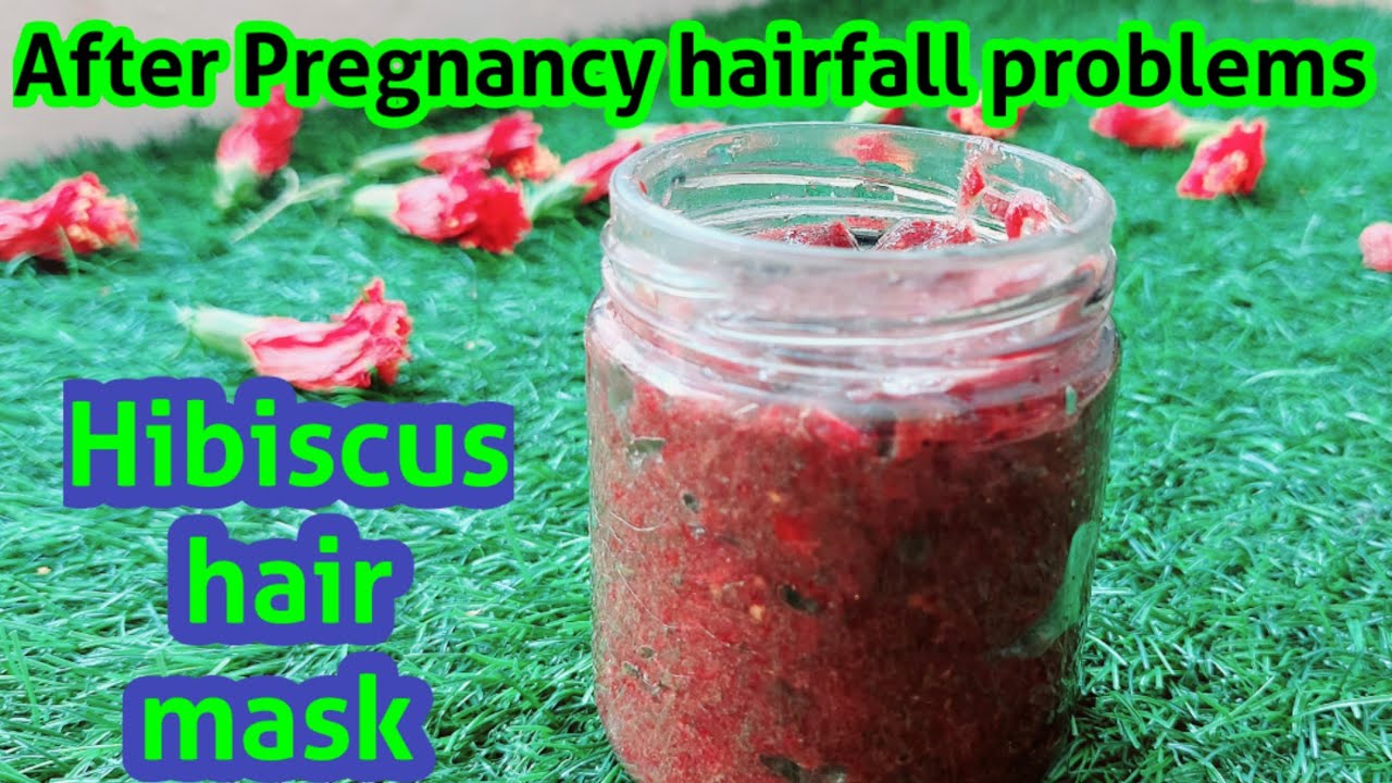 Hibiscus hair mask After pregnancy hairfall problemsdandruffbaldness