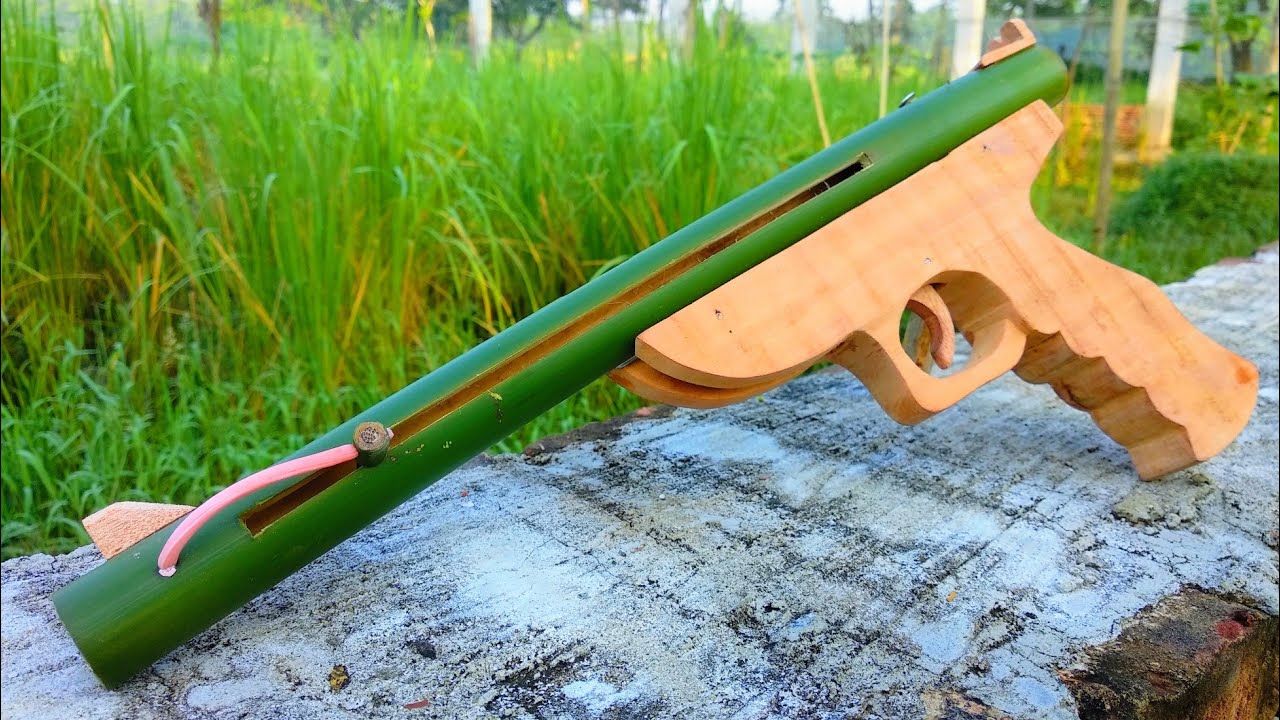 DIY Slingshots How to make a Bamboo art YouTube