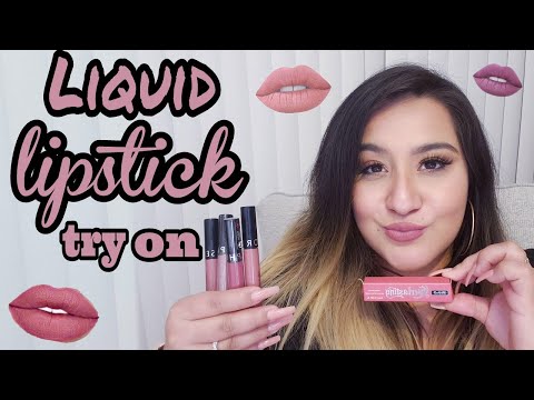 Sephora Liquid Lipstick Try-On | Mini Sephora Haul 2020
