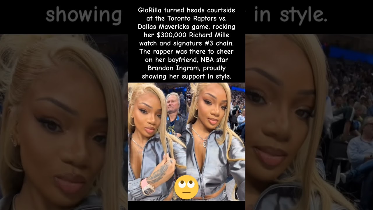 GloRilla flexes $300K Richard Mille courtside while cheering on boyfriend Brandon Ingram! 