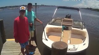 Bodycam: Deputies Commandeer Boat To Catch Stolen Jet Ski. Volusia County, FL. June 05, 2022.