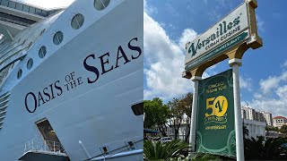 Disembarking Oasis of the Seas in Miami | Lunch at Versailles for Cuban Cuisine | Cruise Review!