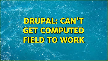 Drupal: Can