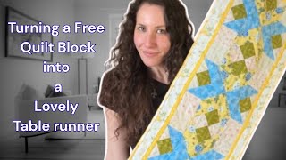 Make a Table Runner with this Quilt Block [Tutorial]