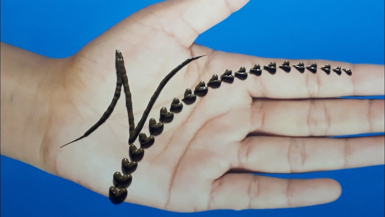 N letter tattoo designs | Front hand mehndi | Henna tattoo | N tattoo | N tattoo design | N status