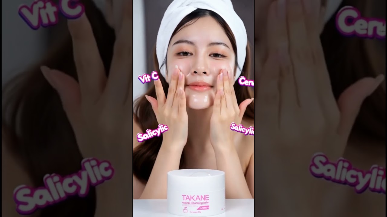 Takane Natural Cleansing Balm Cherry Finish