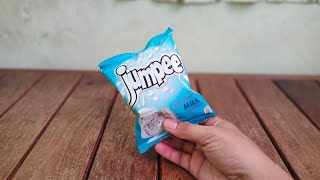 Unwrapping Jumpee Cream filled Milk Flavor