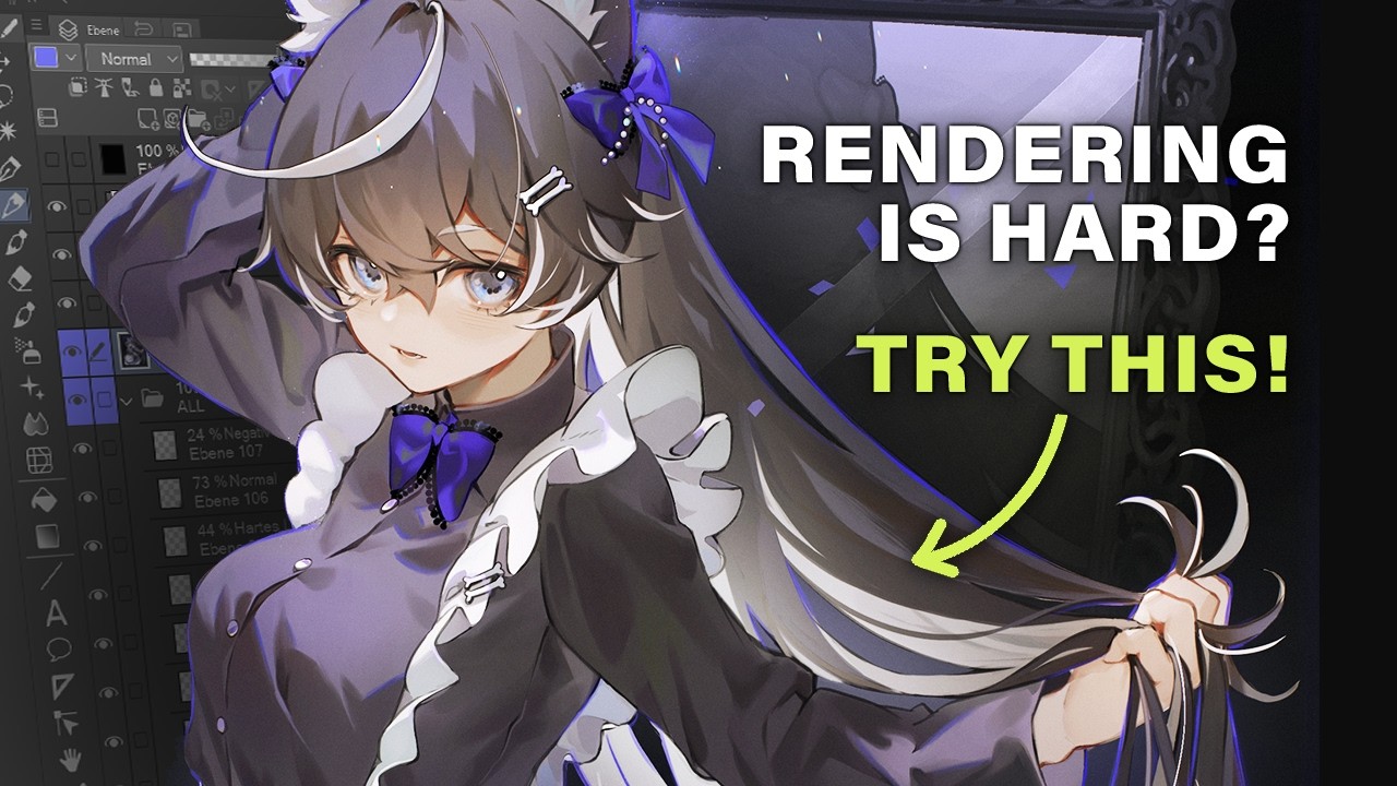 Learn to Render VOLUME like a Pro Anime Artist! ✦ Cykedelia Art