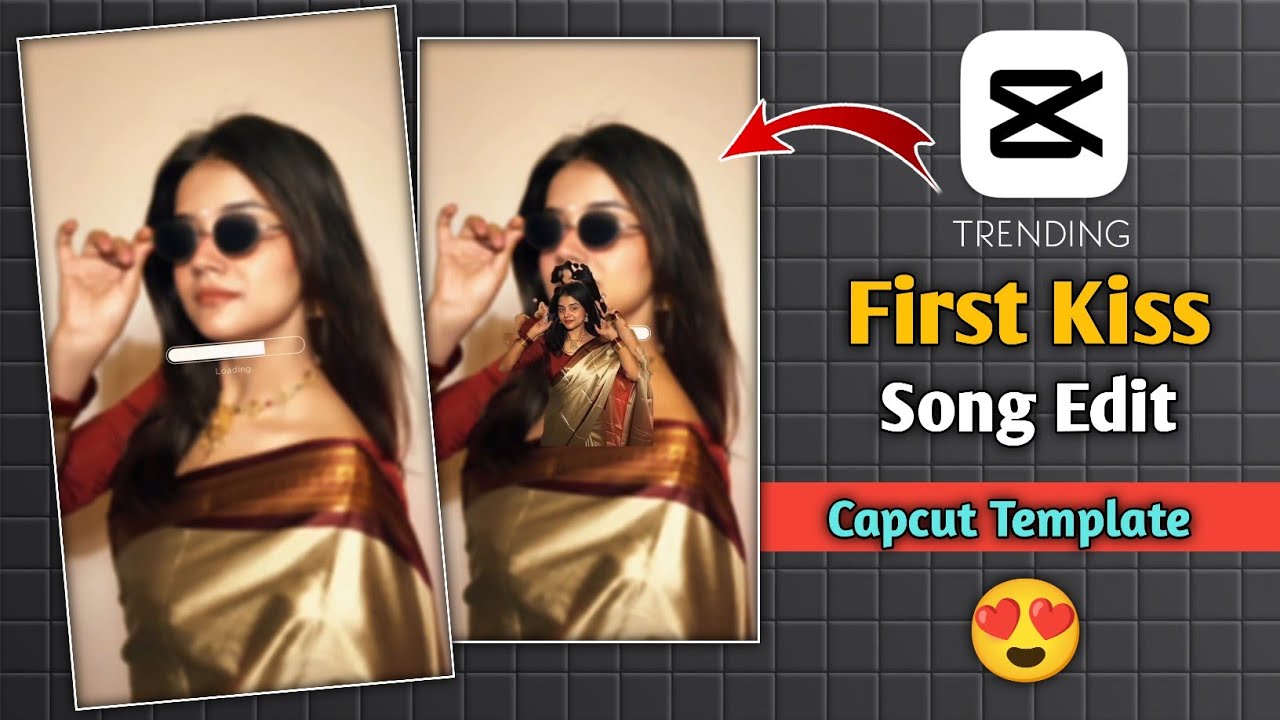 First Kiss Song Reels Editing | First Kiss Song Capcut Template | lnstagram Trending Reels Editing