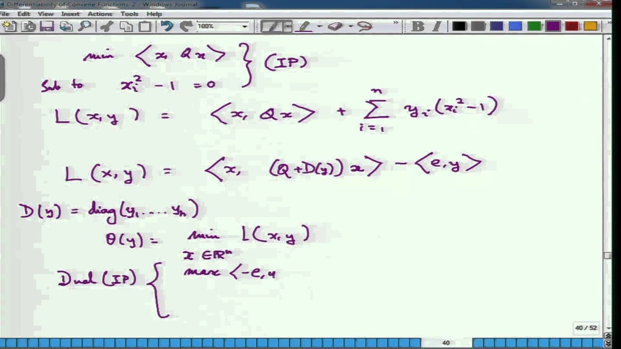 ⁣Mod-01 Lec-35 Convex Optimization