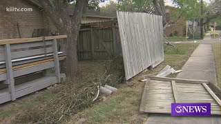 Wind causes power outages, property damage in Corpus Christi Monday morning