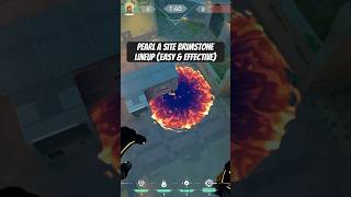 Free A Site Control on Pearl 🔥 #valorant #brimstone #lineup #pearl #lineup