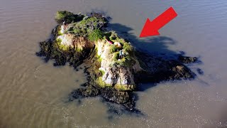 Camping On Tiny Jagged Island