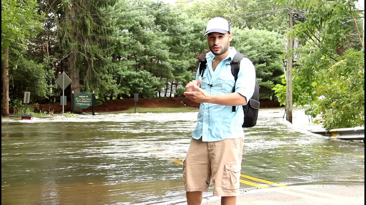 Hurricane Irene Flood Report Old Tappan NJ YouTube