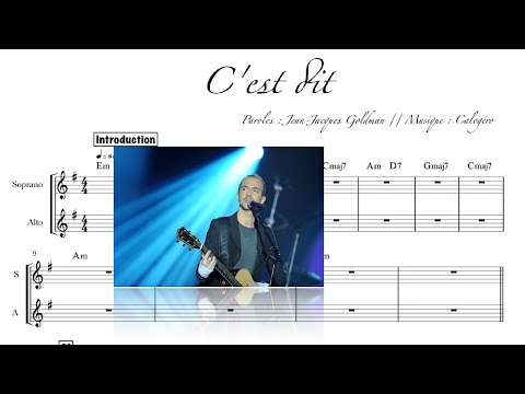 C Est Dit Calogéro Guide Voix Instrumental Soprano 