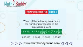 Math Practice Problem Grade 5 Question 225