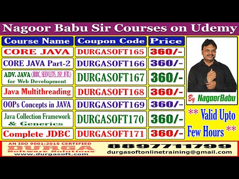 Nagoor Babu Sir Courses on Udemy