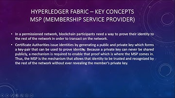 Hyperledger Fabric On The Go ! Part 12/16