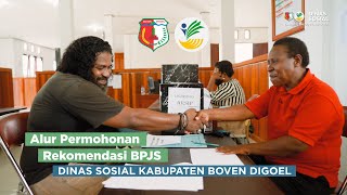 Alur Permohonan Rekomendasi BPJS di Dinas Sosial Kabupaten Boven Digoel