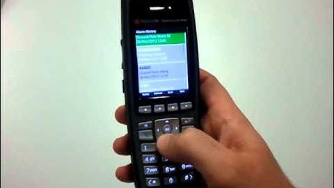 Questek Nurse Call Alarms on SpectraLink 8440 Handset