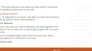 Should %Rsp Be Aligned To A 16-Byte Boundary Before Calling A Function In Nasm?