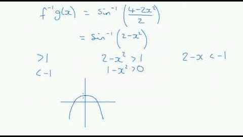 C3 2007 January q9iii - A2 Maths - Functions Questions