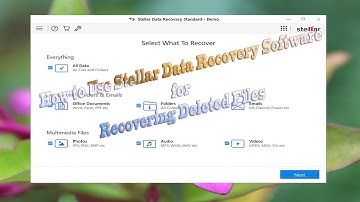 How to Use Stellar Data Recovery Software for Deleted Document (PDF) Files Tutorial