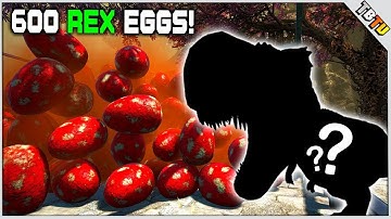 HATCHING 600 REX EGGS FOR MUTATIONS! Ark Survival Evolved Mutation Zoo S2E1