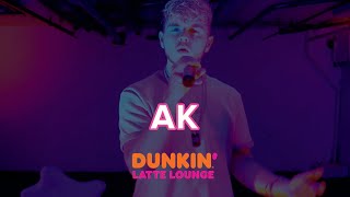 AK Performs At The Dunkin Latte Lounge