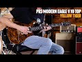 No Talking...Just Tones | PRS Modern Eagle V - 10 Top - Yellow Tiger