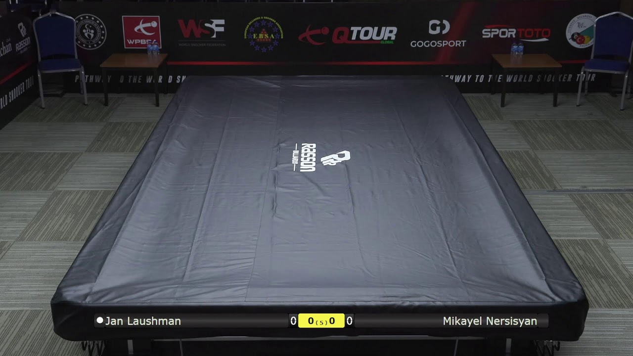 Table 4 — European Snooker Championships — day 9