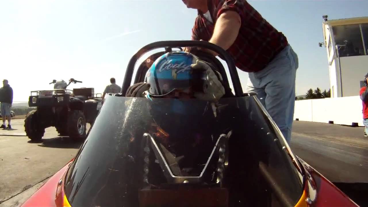 RIDE ALONG WITH CODY HOOVER IN HIS JR. DRAGSTER AT NUMIDIA DRAGWAY MAY 8, 2011 YouTube
