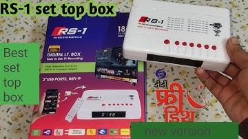 RS1 set top box mpeg4 Hd | dd free dish set top box