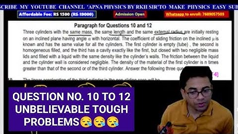 TPT-8 DISCUUSION(Q.8 TO 12) FOR AIR LESS THAN 500 BY RKH SIR