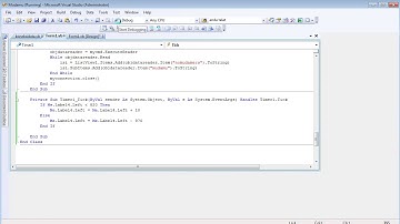 Cara membuat tulisan atau object bergerak di visualbasic vb net
