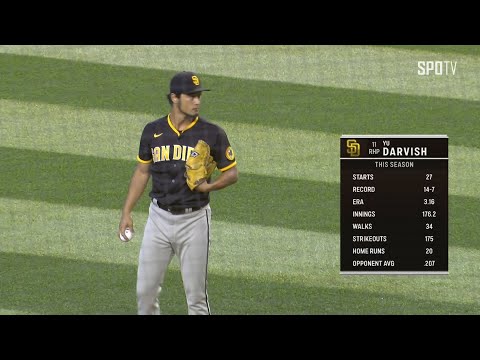 [MLB] 샌디에이고 vs 애리조나 MVP <strong>다르빗슈</strong> 유 (09.19)