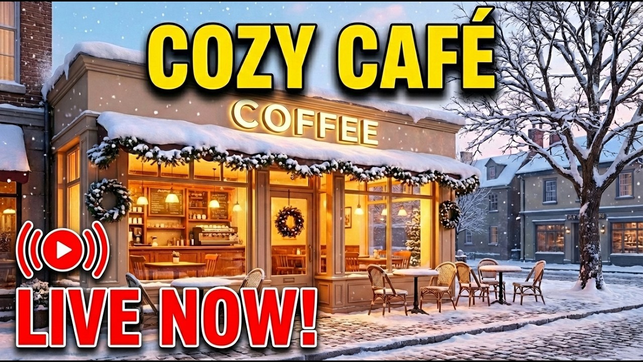 LIVE 🔴 Cozy Fireplace Night 24/7 | Crackling Fire & Deep Sleep Music