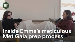 How Emma Chamberlain found her perfect Met Gala look | Watch Anything Goes free on Spotify