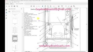 Grove Crane TMS 700E Series Superstructure Operator's & Safety Handbook Manual