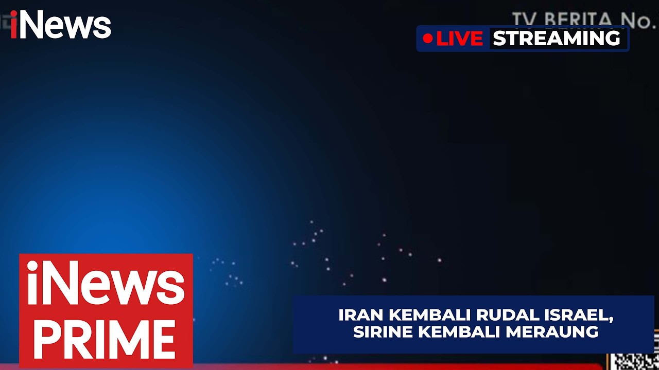 🔴LIVE | Iran Kembali Rudal Israel, Sirine Kembali Meraung | iNews Prime 6/3