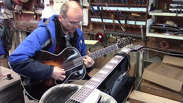 1934 Gibson L-5 Final shots @StringTech Workstations