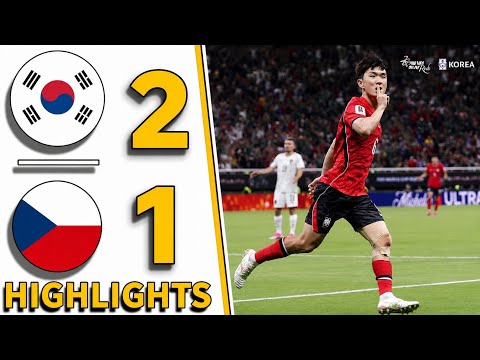 대한민국🇰🇷 2-1 체코🇨🇿 4년의 기다림, 첫 경기를 승리로 장식하는 대표팀🔥