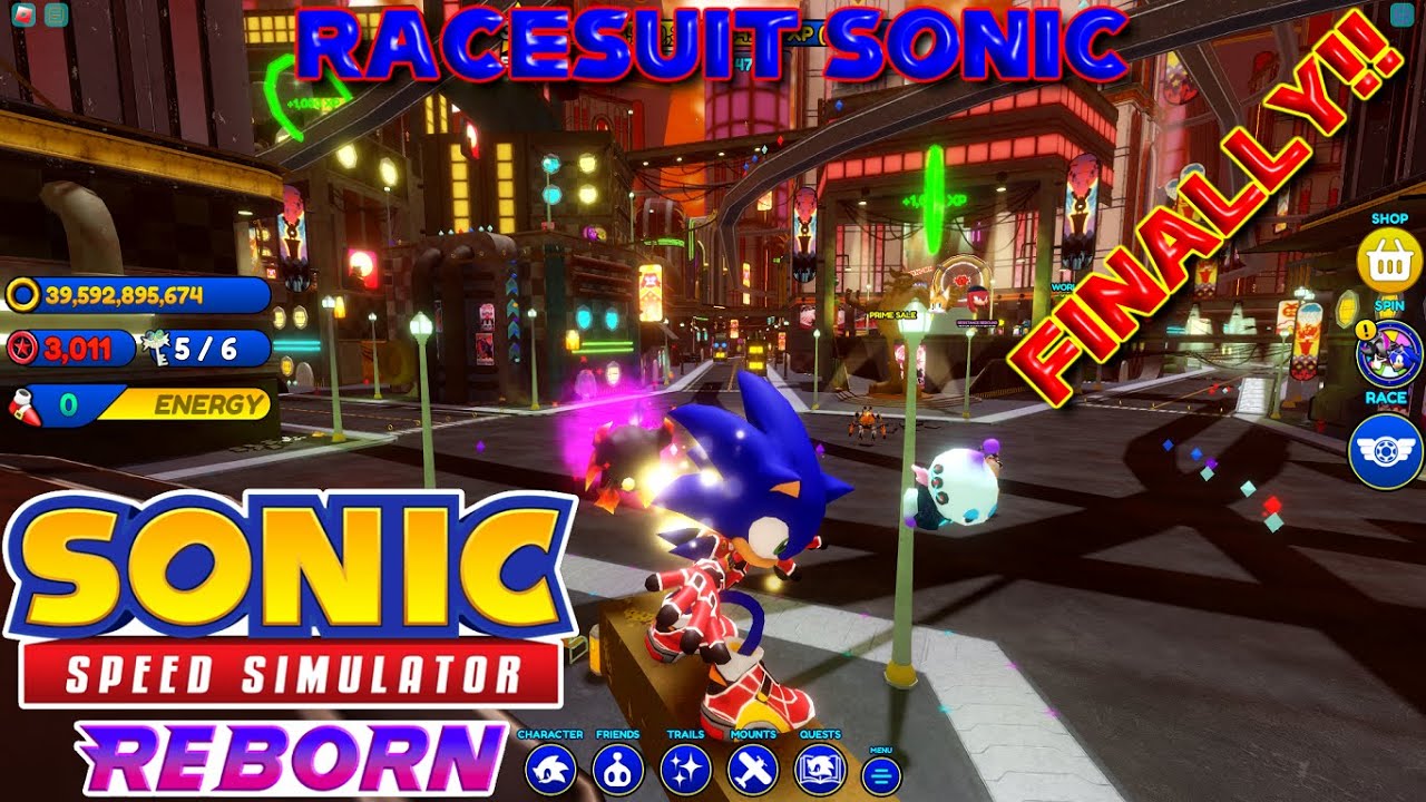 Sonic Speed Simulator อัปเดตใหญ่!! ภาค Reborn!? - BiliBili