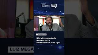 Opening bank records provides no transparency or proof of honesty, Megale points out