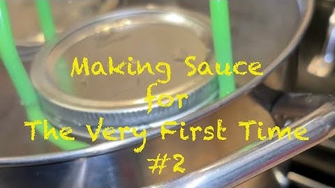 Making Sauce For The Very First Time #2