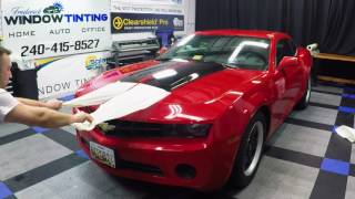 Custom Vinyl Stripes Install On Chevy Camaro