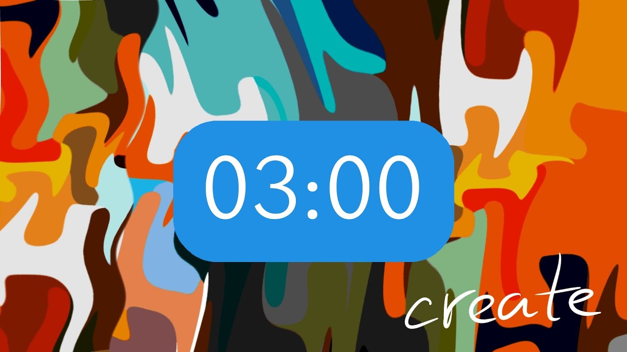 3 Minutes Timer Countdown with calm music