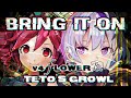 TETO's GROWL・v4flower (BRING IT ON) 【MV】